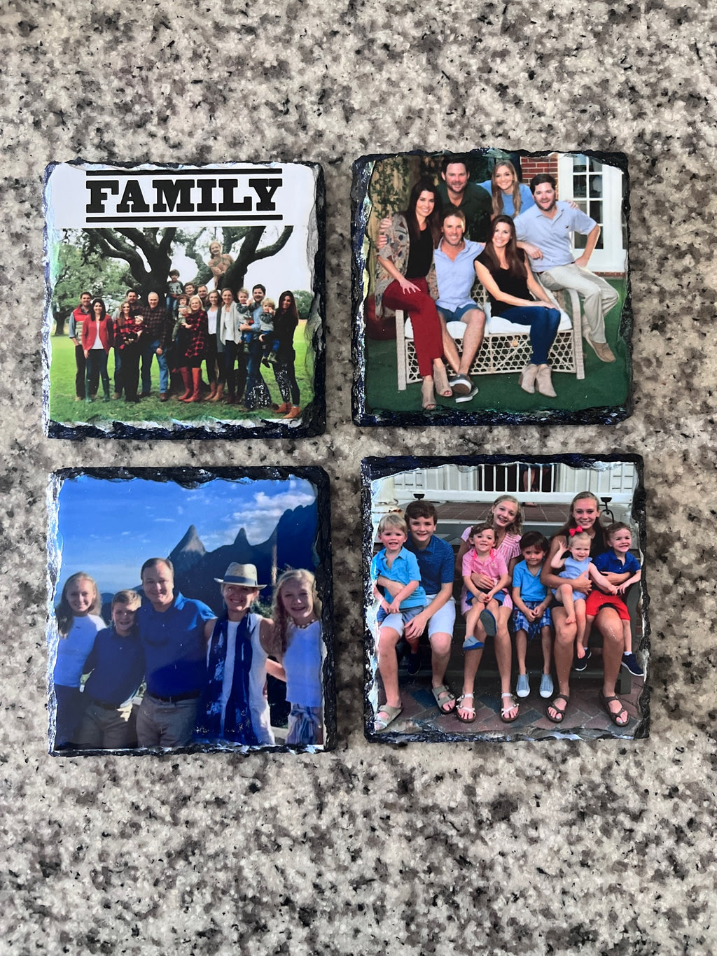 Custom Photo Coasters Set of 4