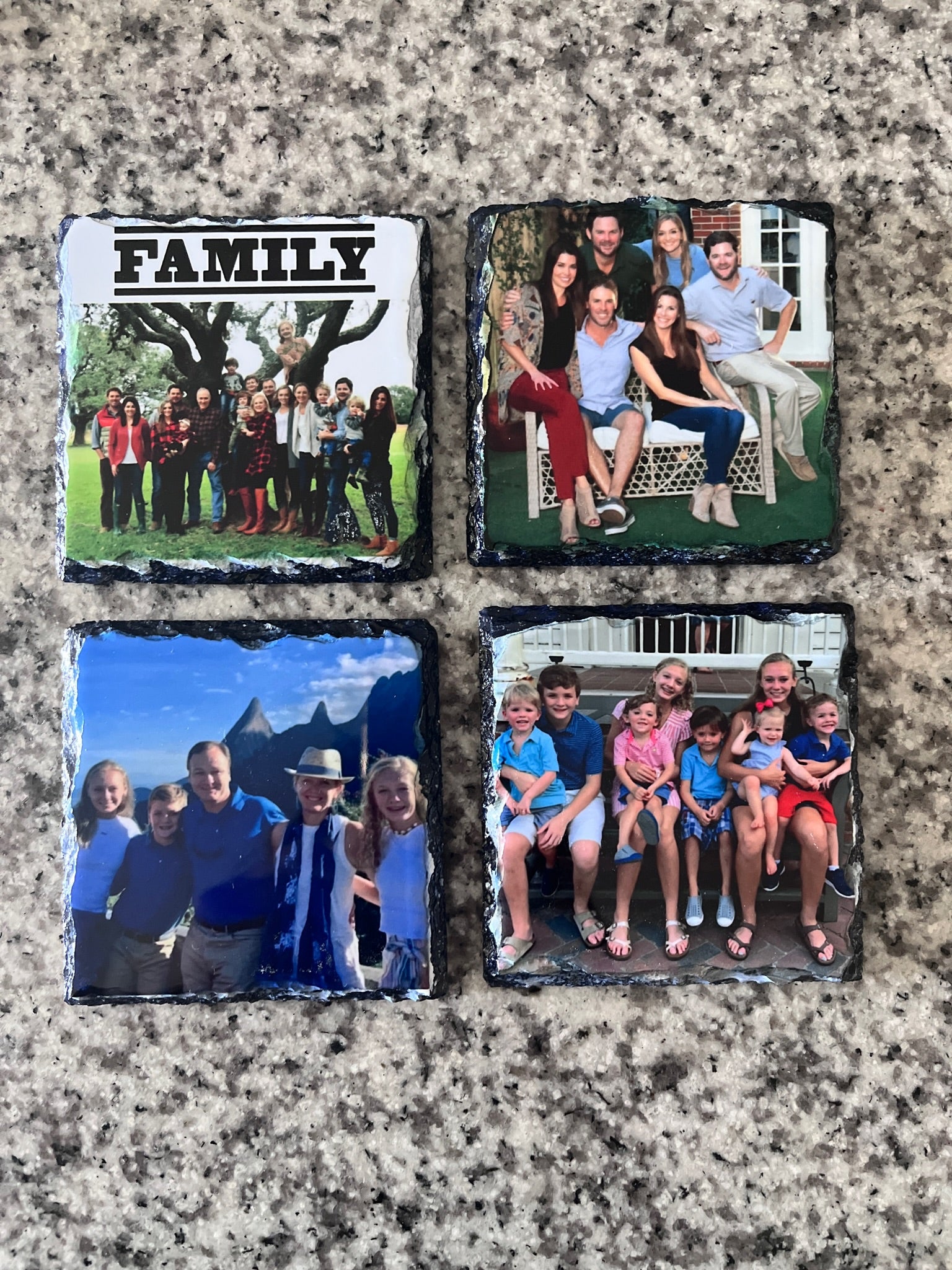 Custom Photo Coasters Set of 4