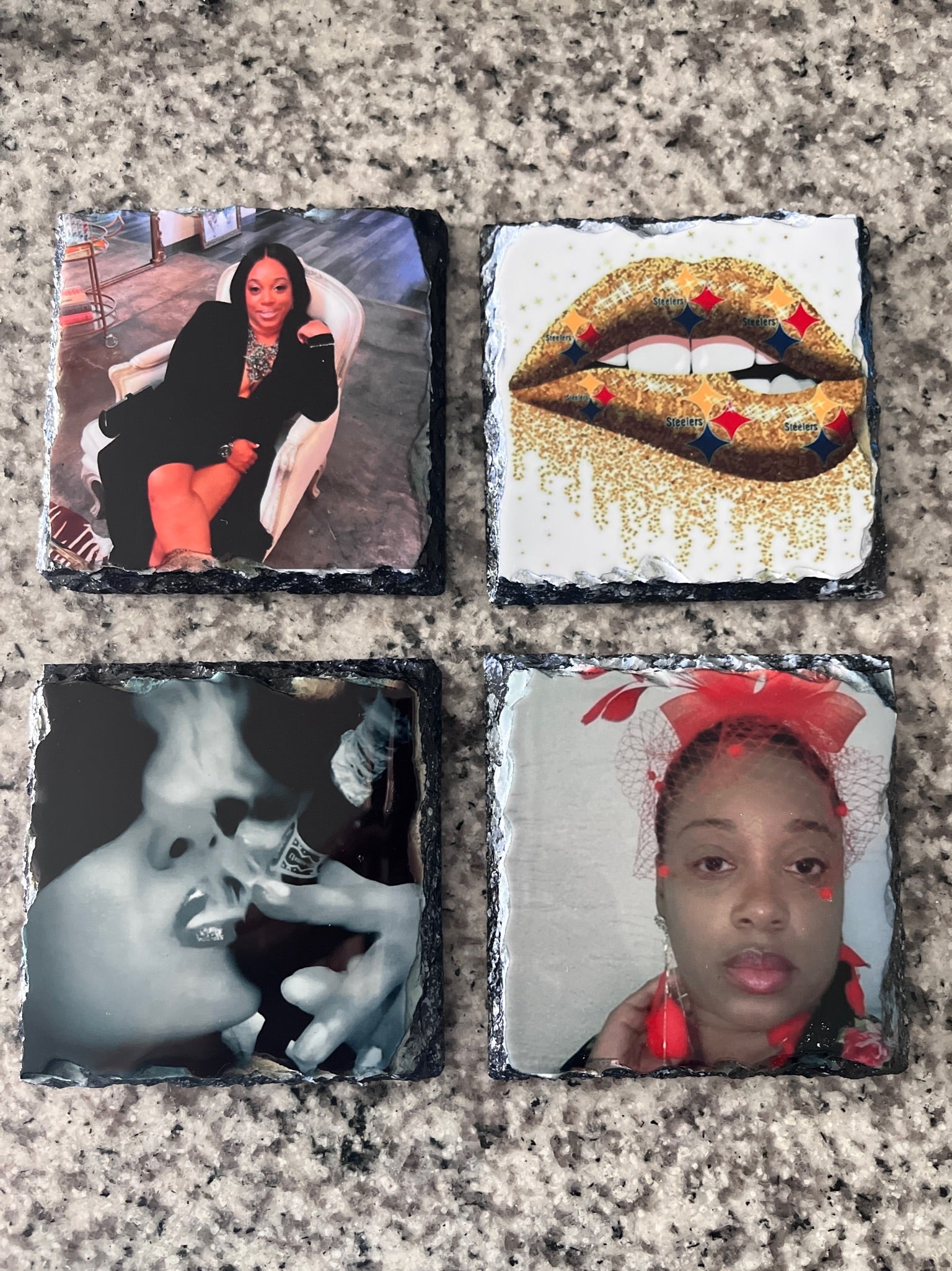 Custom Photo Coasters Set of 4